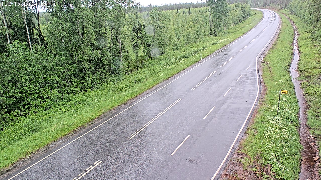Weather Camera Image Road 15 Laivolahti, Mäntyharju, Etelä-Savo