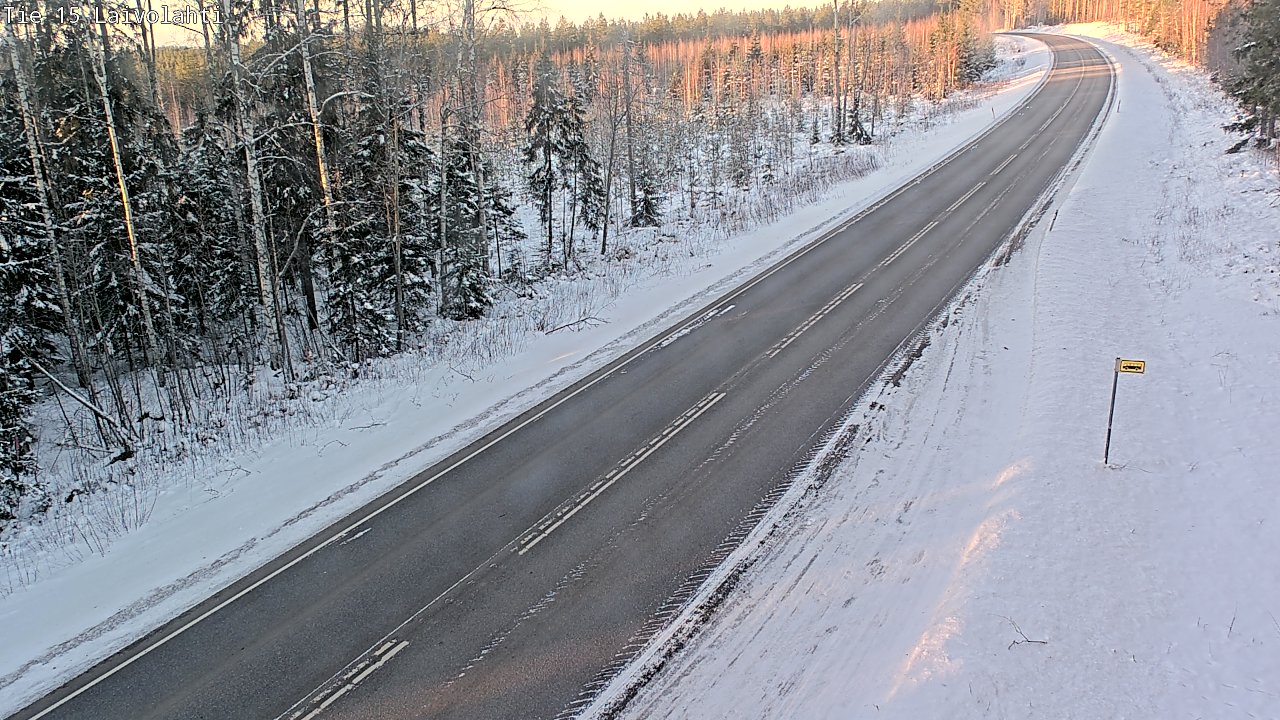 Kelikamerat Kuva Tie 15 Laivolahti, Mäntyharju, Etelä-Savo