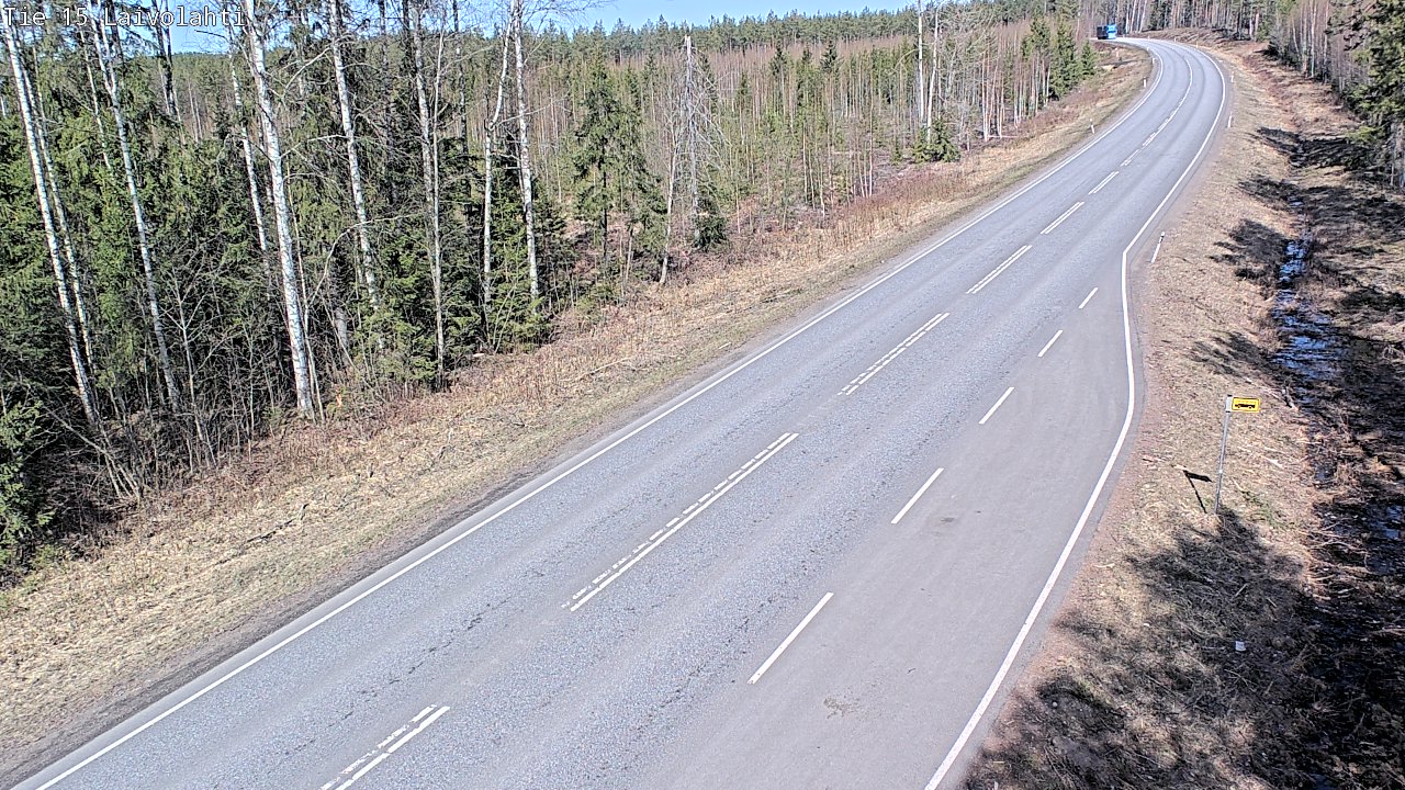 Weather Camera Image Väg 15 Laivolahti, Mäntyharju, Etelä-Savo