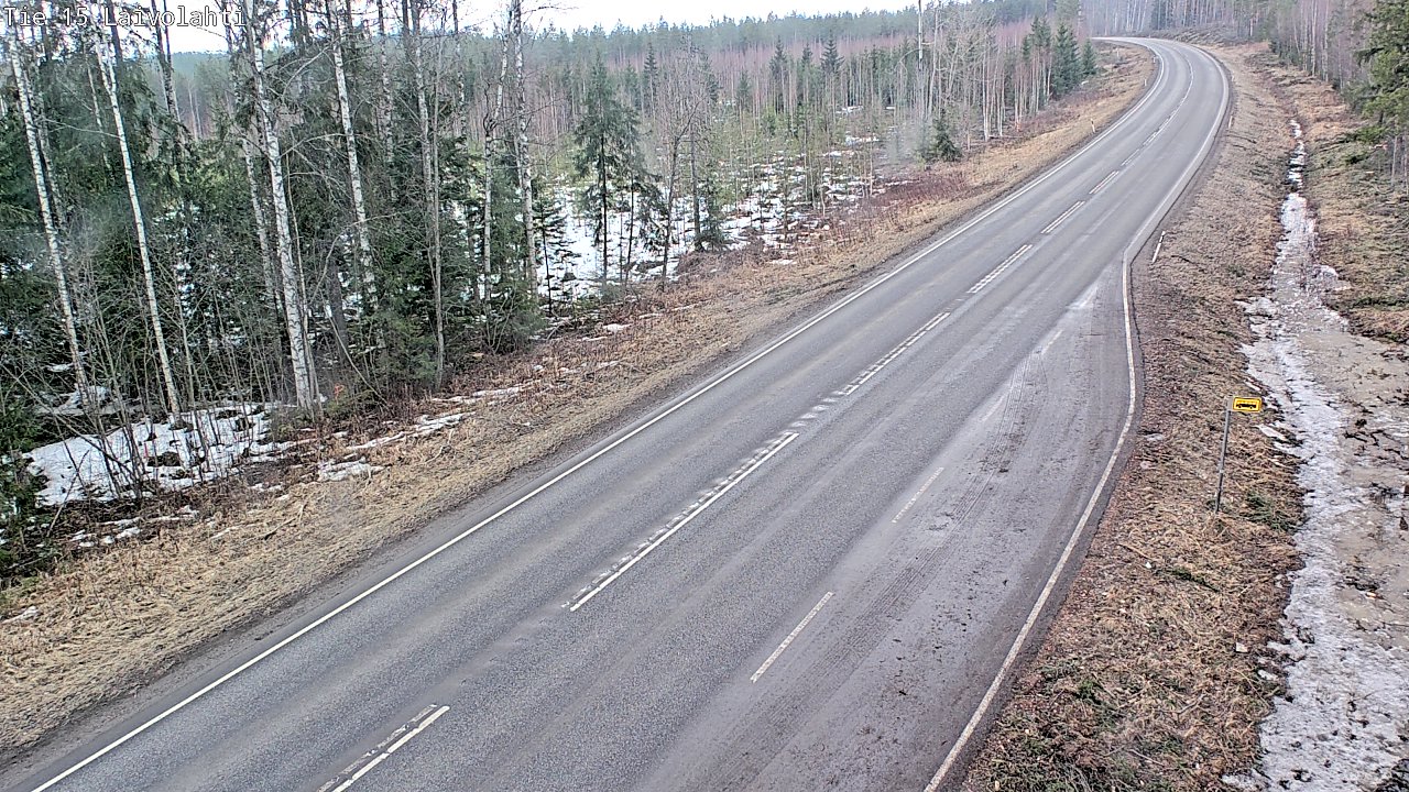 Weather Camera Image Road 15 Laivolahti, Mäntyharju, Etelä-Savo