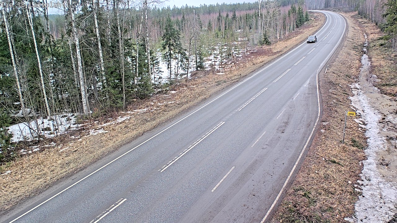 Weather Camera Image Road 15 Laivolahti, Mäntyharju, Etelä-Savo
