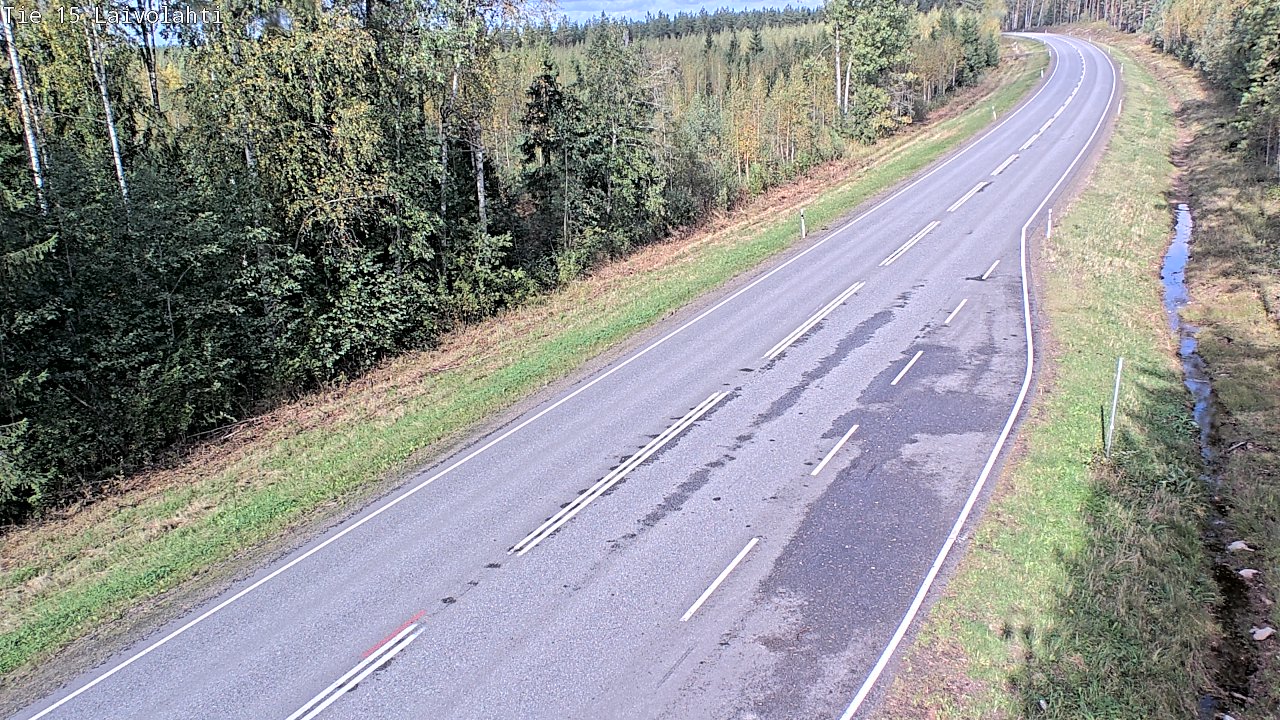 Weather Camera Image Road 15 Laivolahti, Mäntyharju, Etelä-Savo
