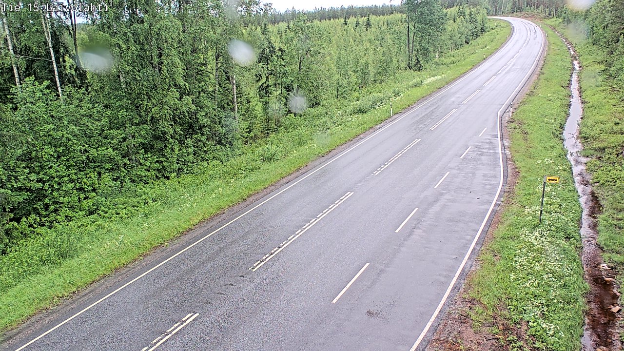 Weather Camera Image Väg 15 Laivolahti, Mäntyharju, Etelä-Savo