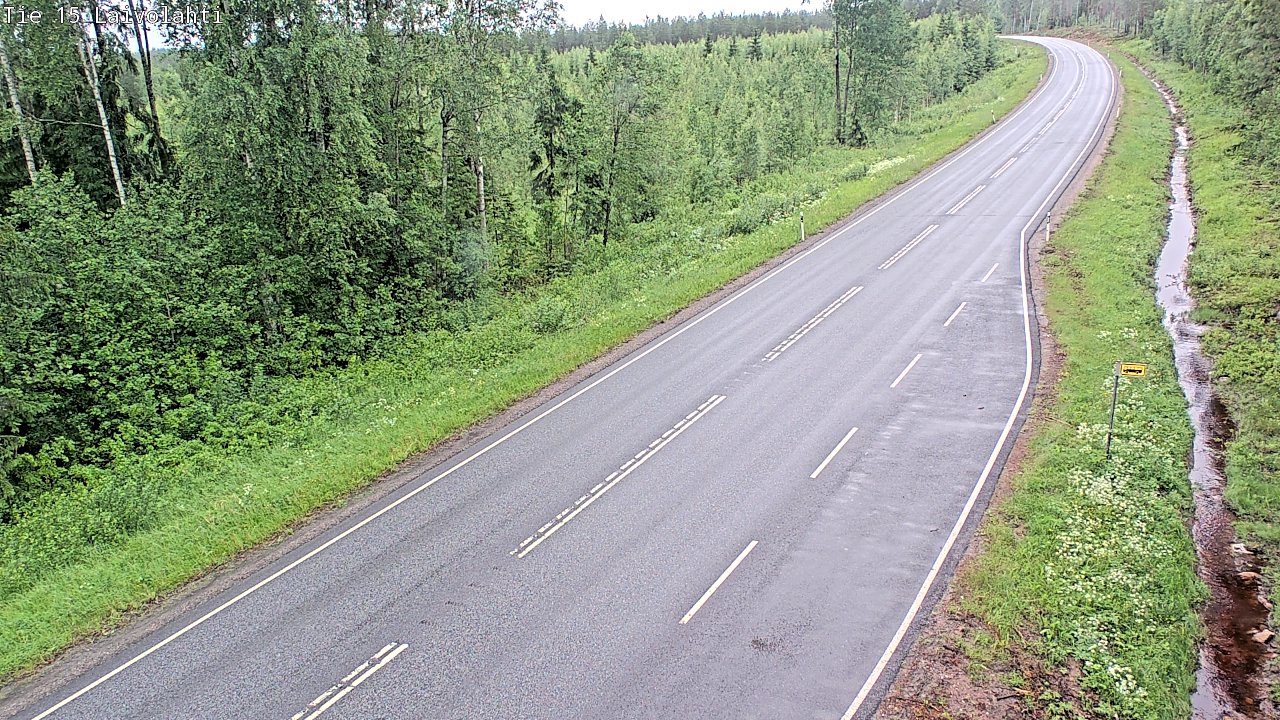 Weather Camera Image Road 15 Laivolahti, Mäntyharju, Etelä-Savo