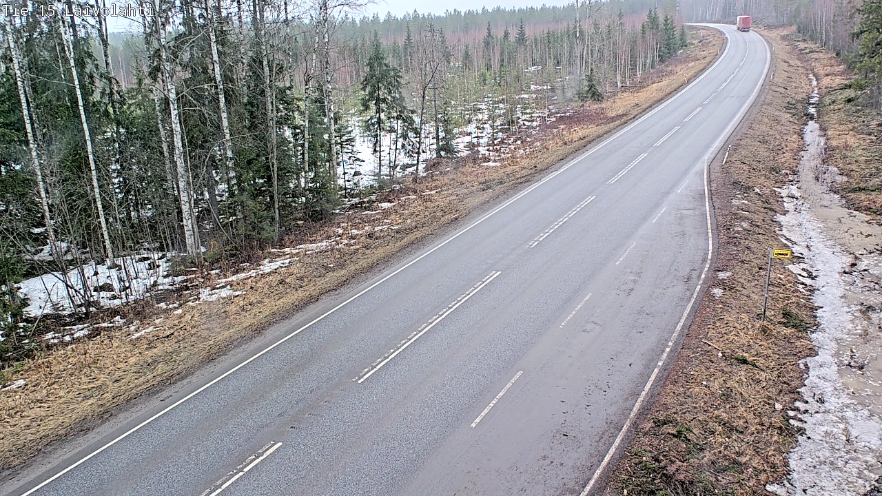 Weather Camera Image Road 15 Laivolahti, Mäntyharju, Etelä-Savo