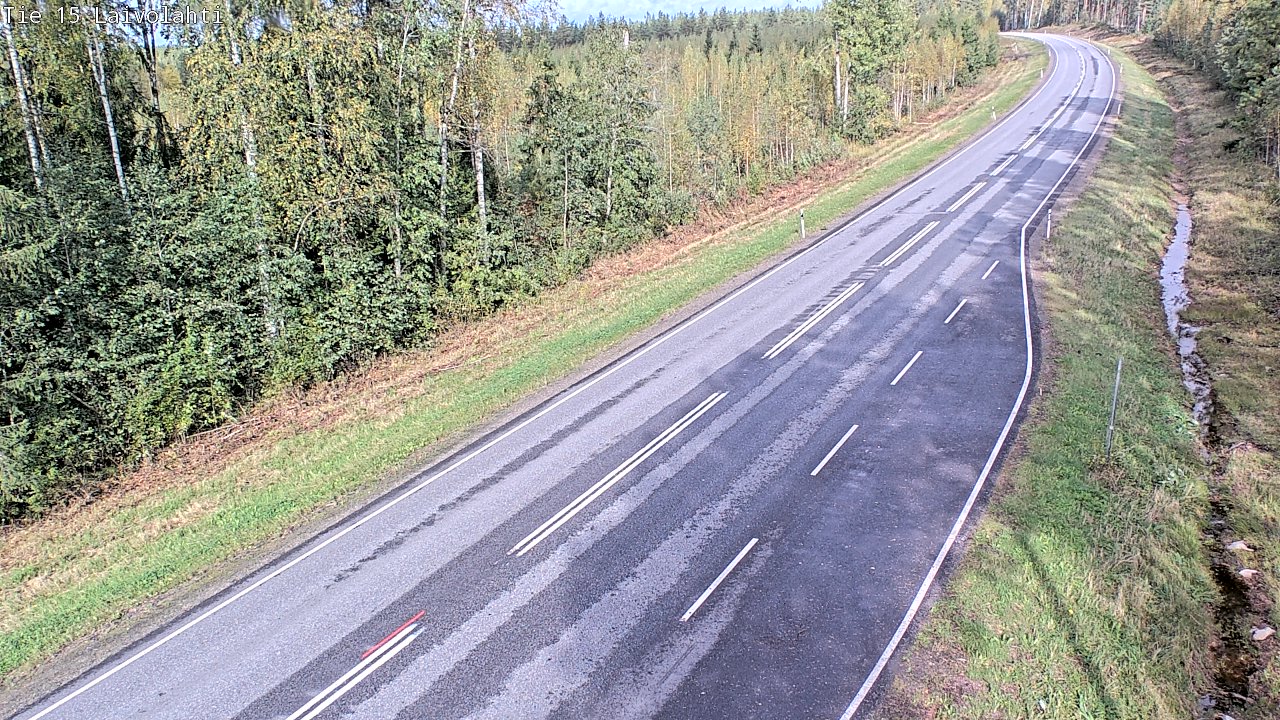 Weather Camera Image Road 15 Laivolahti, Mäntyharju, Etelä-Savo