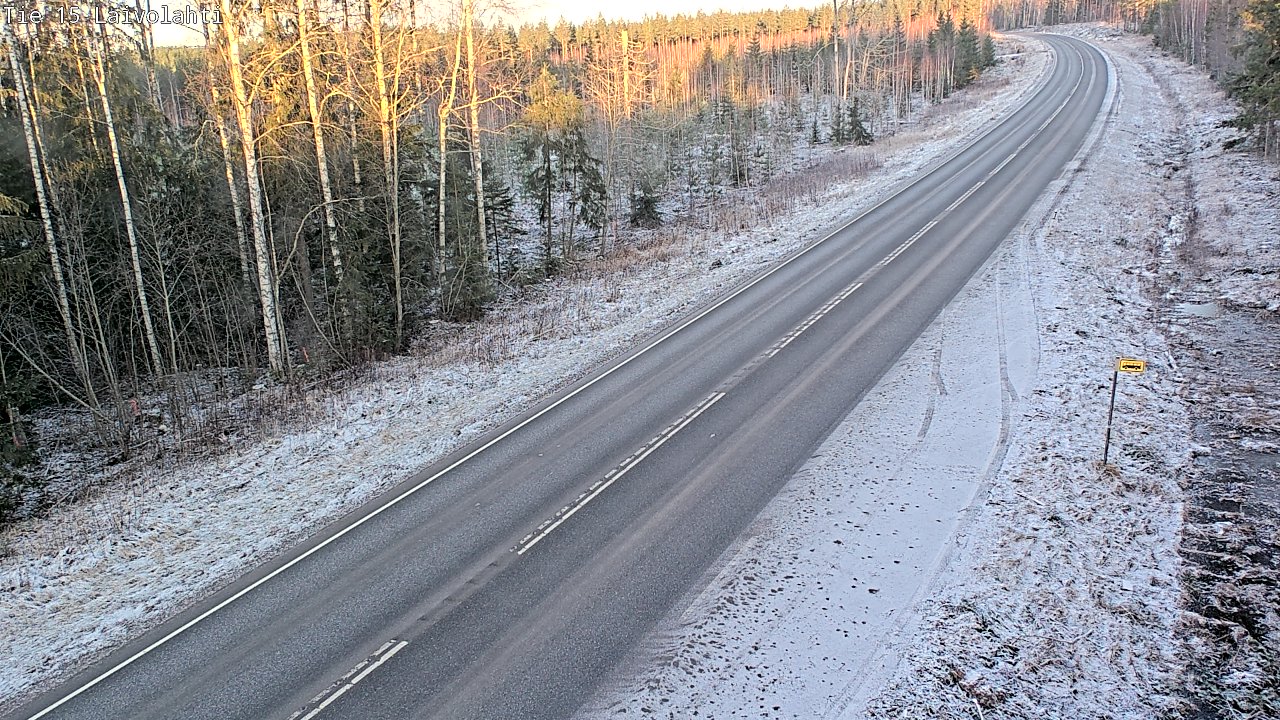 Kelikamerat Kuva Tie 15 Laivolahti, Mäntyharju, Etelä-Savo
