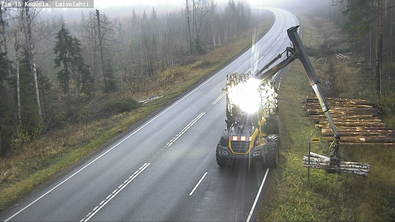 Kelikamerat Kuva Tie 15 Laivolahti, Mäntyharju, Etelä-Savo