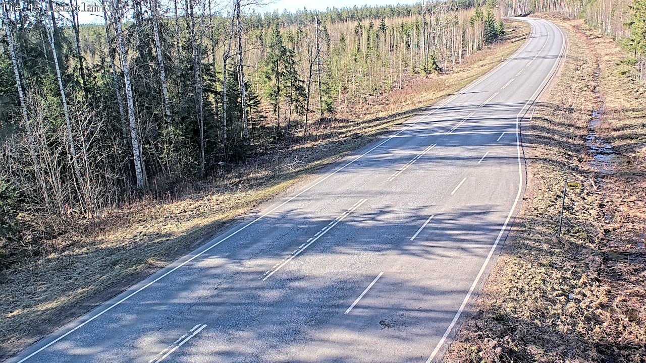 Weather Camera Image Väg 15 Laivolahti, Mäntyharju, Etelä-Savo