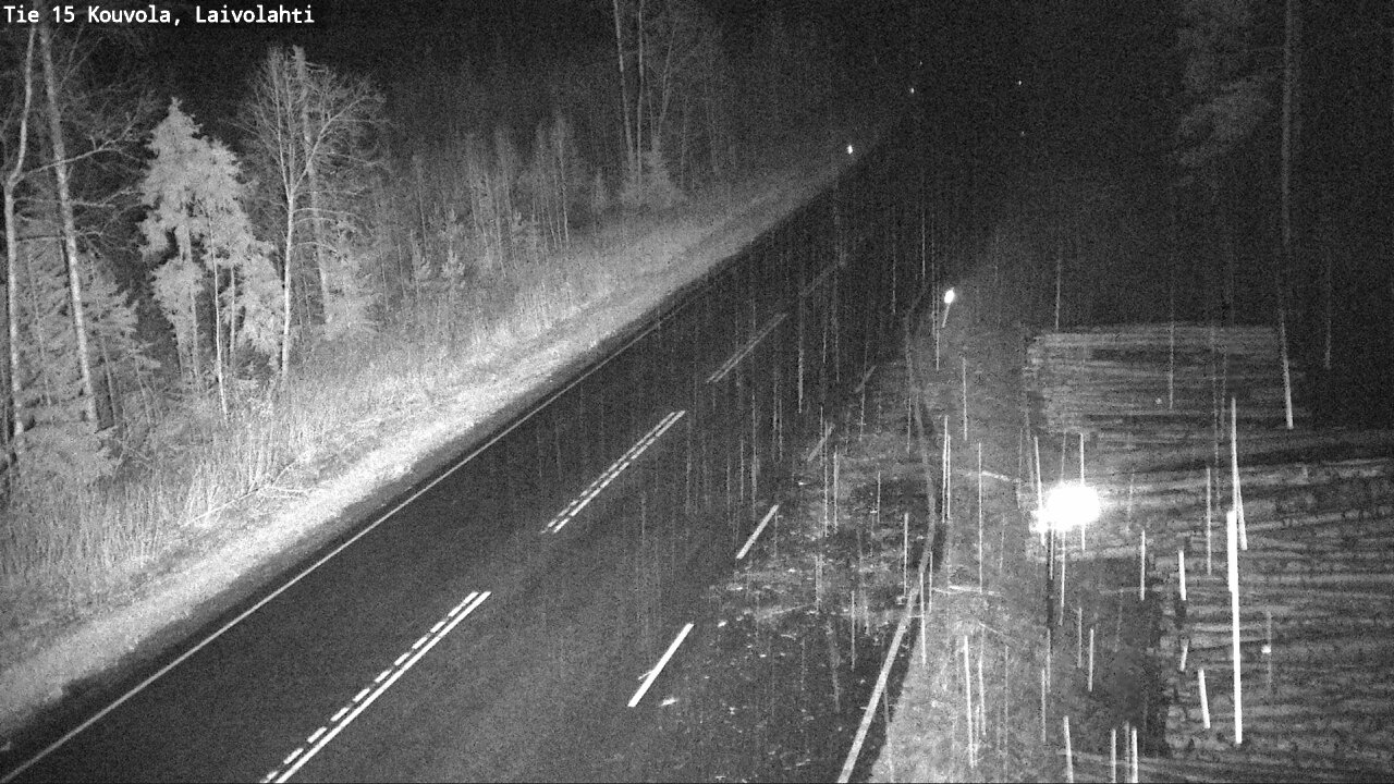 Weather Camera Image Road 15 Laivolahti, Mäntyharju, Etelä-Savo