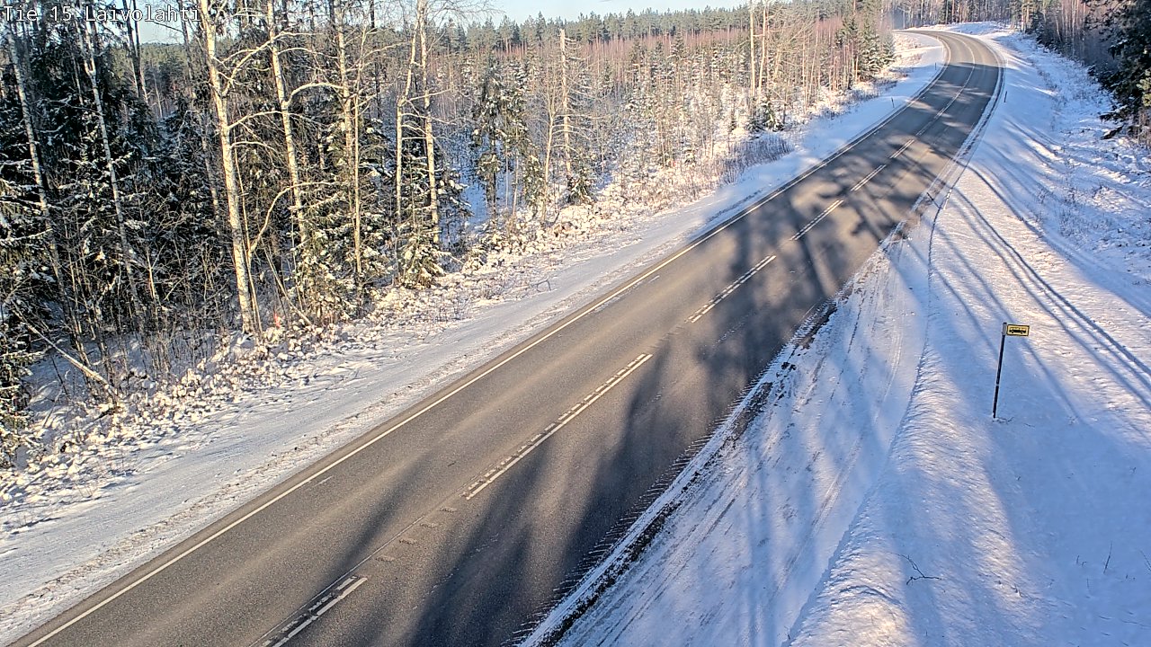 Weather Camera Image Road 15 Laivolahti, Mäntyharju, Etelä-Savo