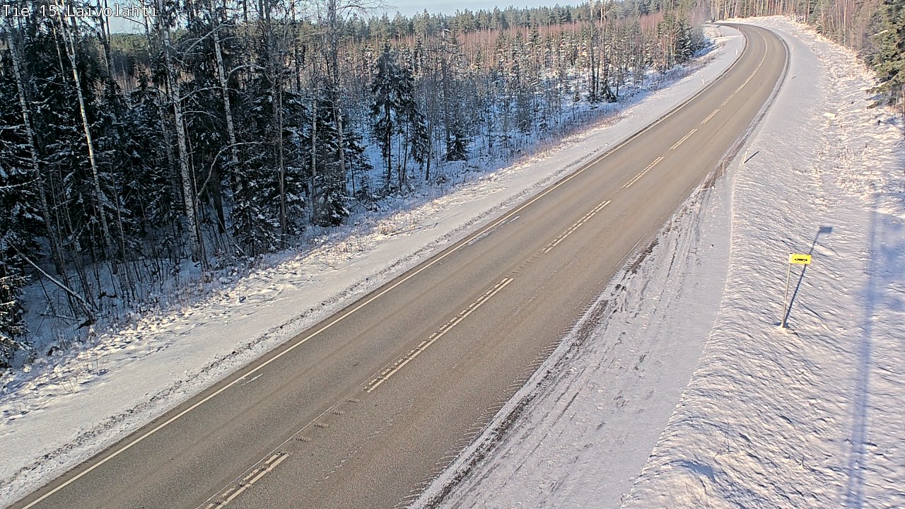 Kelikamerat Kuva Tie 15 Laivolahti, Mäntyharju, Etelä-Savo