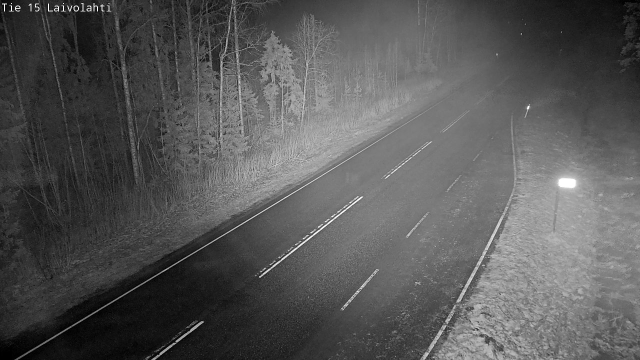 Weather Camera Image Väg 15 Laivolahti, Mäntyharju, Etelä-Savo