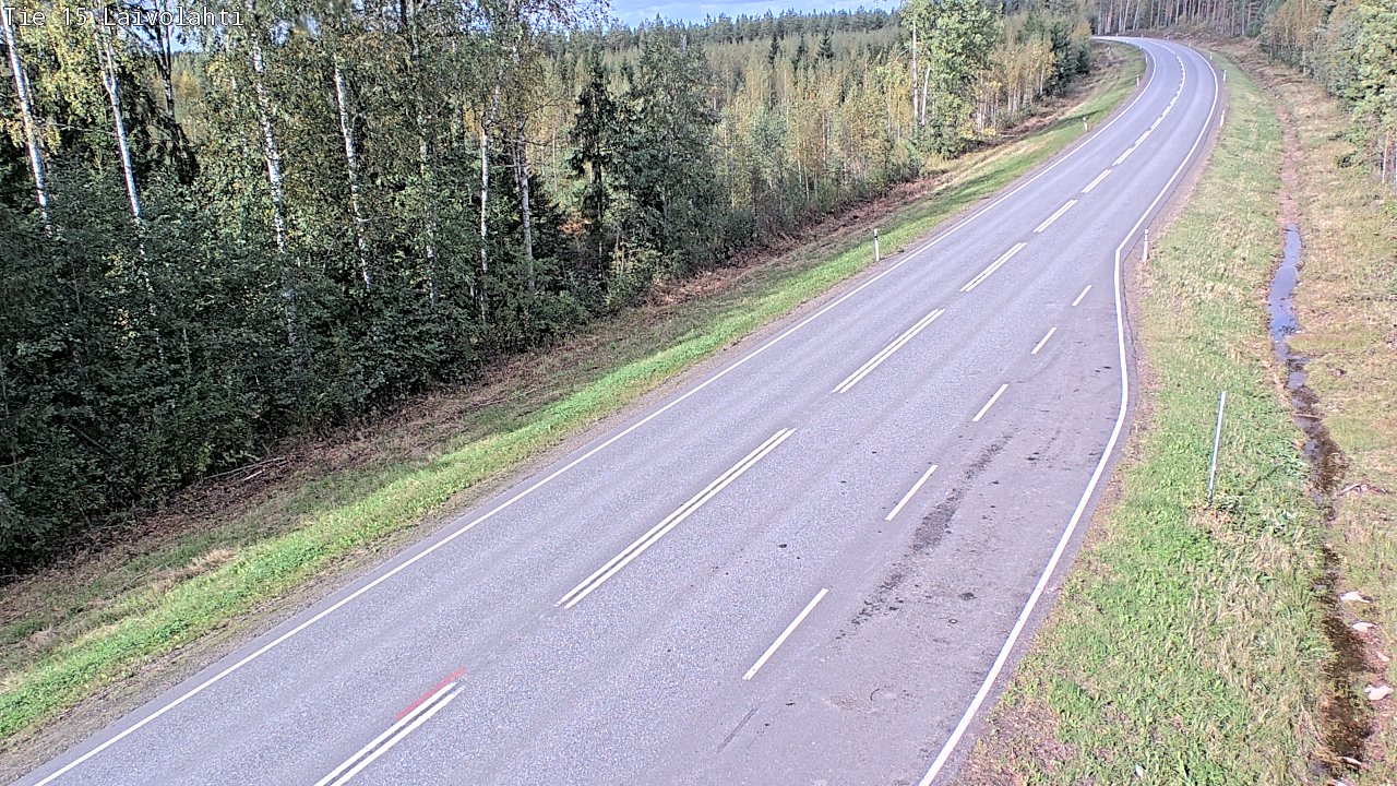 Weather Camera Image Road 15 Laivolahti, Mäntyharju, Etelä-Savo