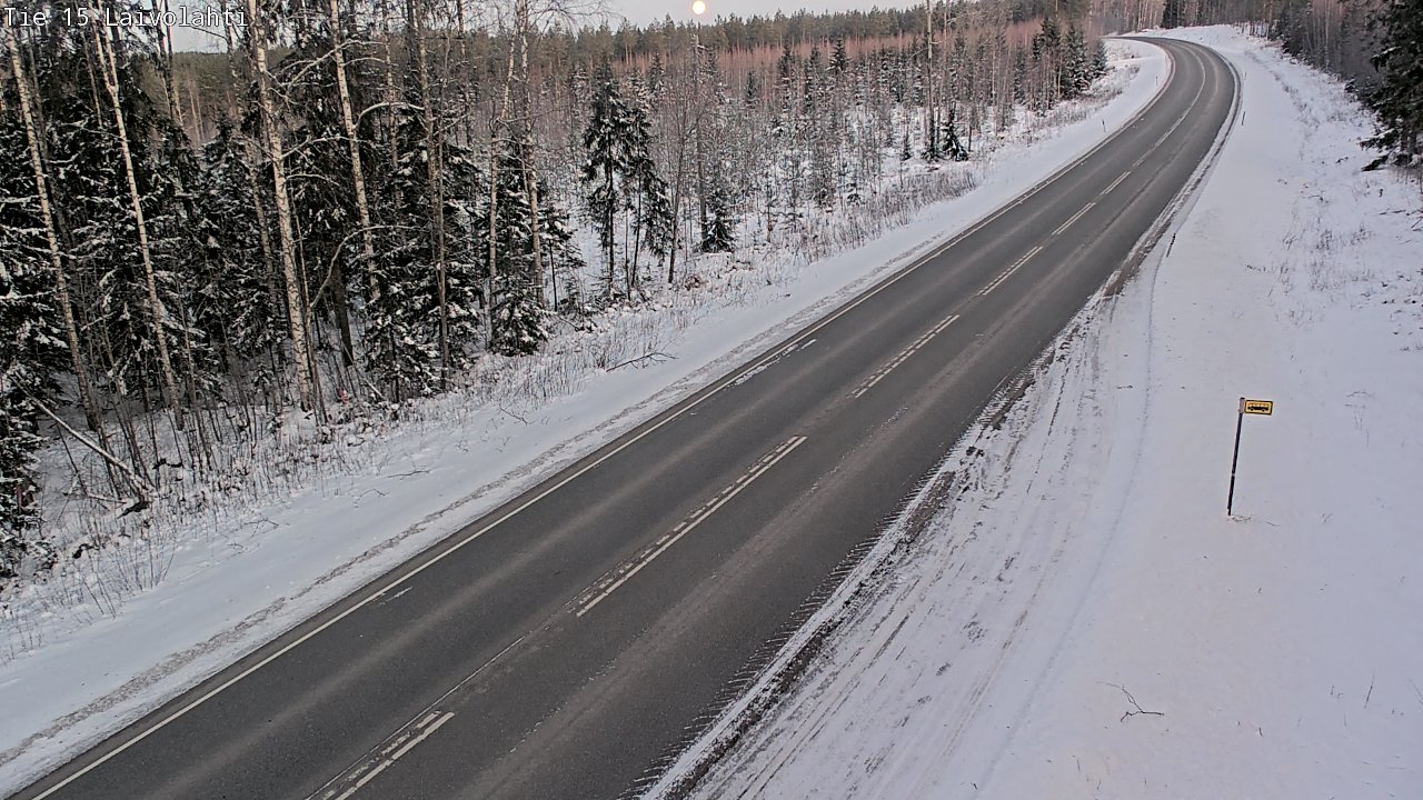 Kelikamerat Kuva Tie 15 Laivolahti, Mäntyharju, Etelä-Savo