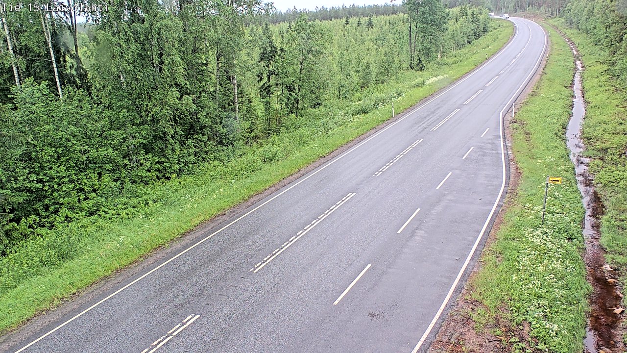 Weather Camera Image Väg 15 Laivolahti, Mäntyharju, Etelä-Savo