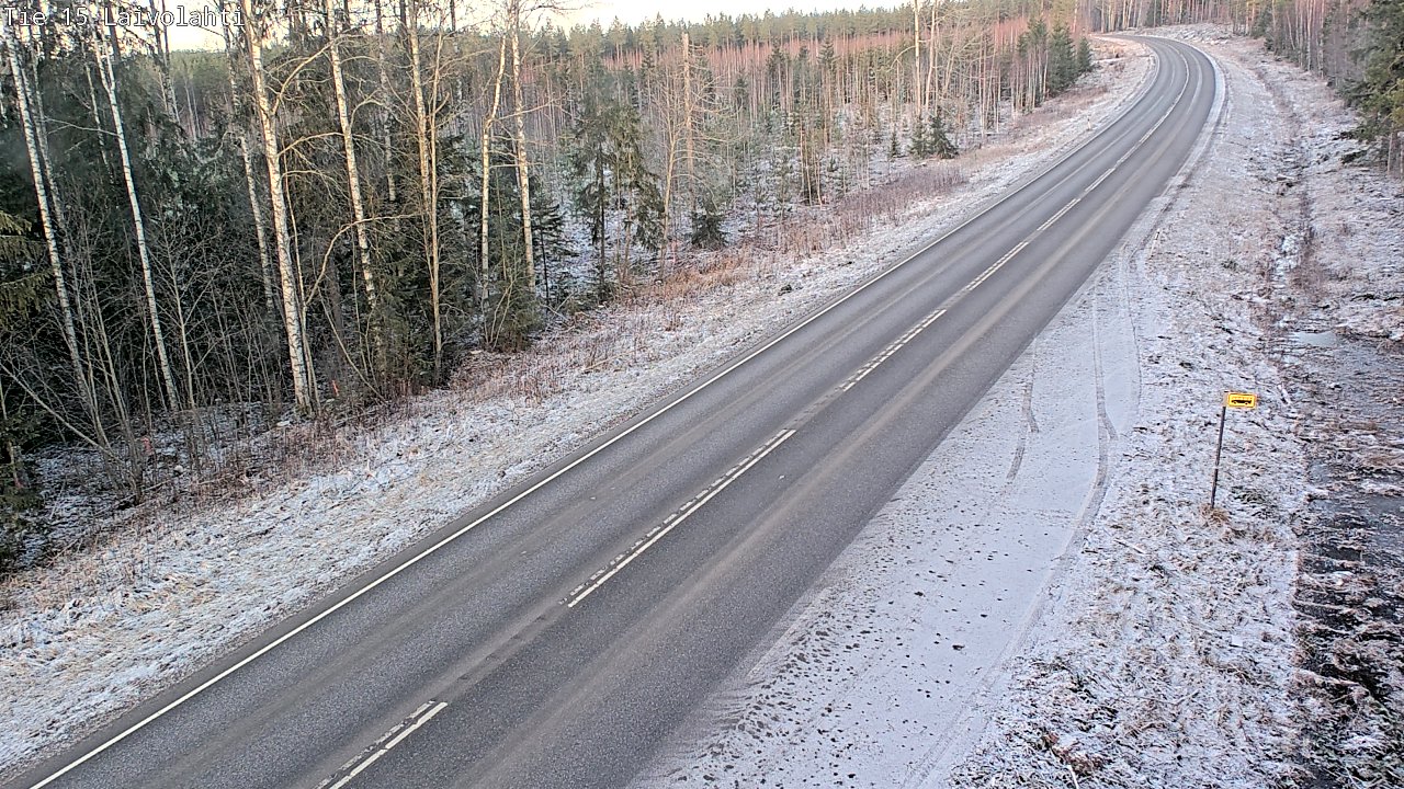 Kelikamerat Kuva Tie 15 Laivolahti, Mäntyharju, Etelä-Savo