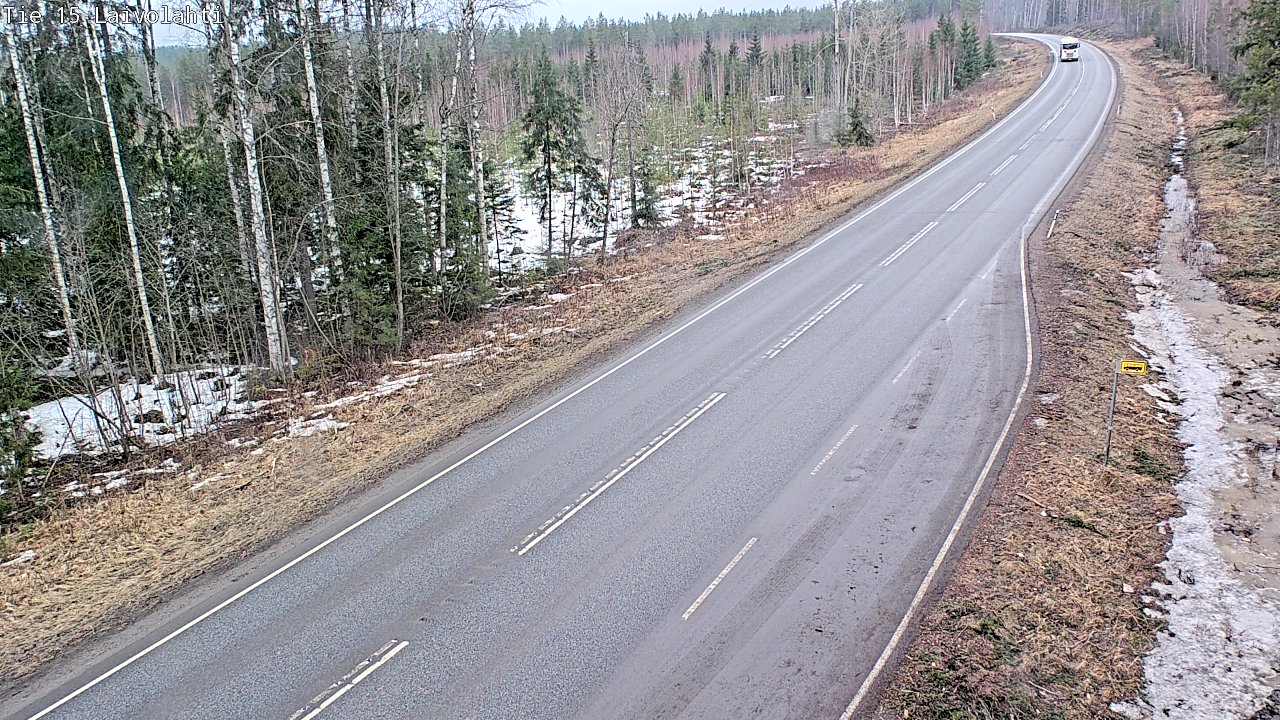 Weather Camera Image Road 15 Laivolahti, Mäntyharju, Etelä-Savo