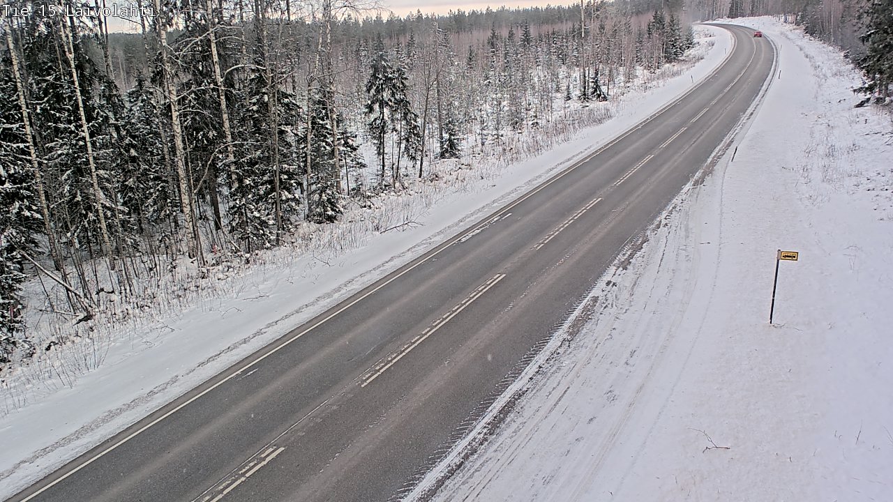 Weather Camera Image Road 15 Laivolahti, Mäntyharju, Etelä-Savo