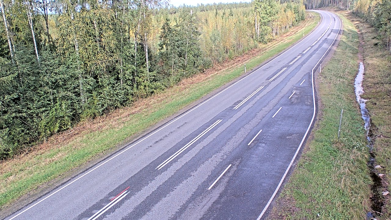 Weather Camera Image Road 15 Laivolahti, Mäntyharju, Etelä-Savo