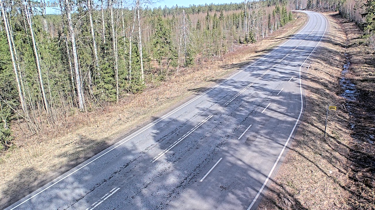Weather Camera Image Väg 15 Laivolahti, Mäntyharju, Etelä-Savo