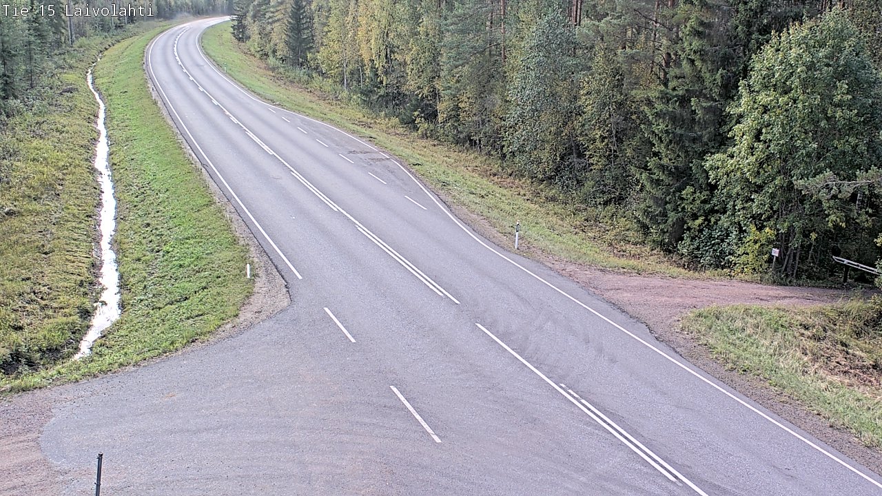 Weather Camera Image Road 15 Laivolahti, Mäntyharju, Etelä-Savo