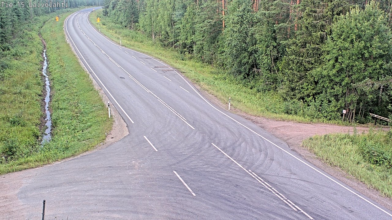 Kelikamerat Kuva Tie 15 Laivolahti, Mäntyharju, Etelä-Savo
