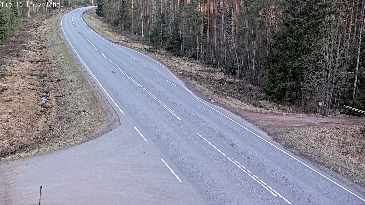 Weather Camera Image Väg 15 Laivolahti, Mäntyharju, Etelä-Savo