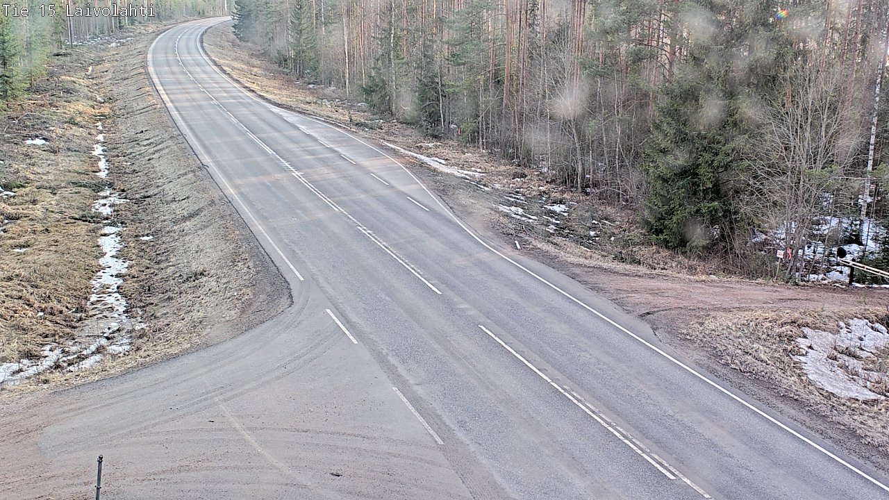 Weather Camera Image Road 15 Laivolahti, Mäntyharju, Etelä-Savo