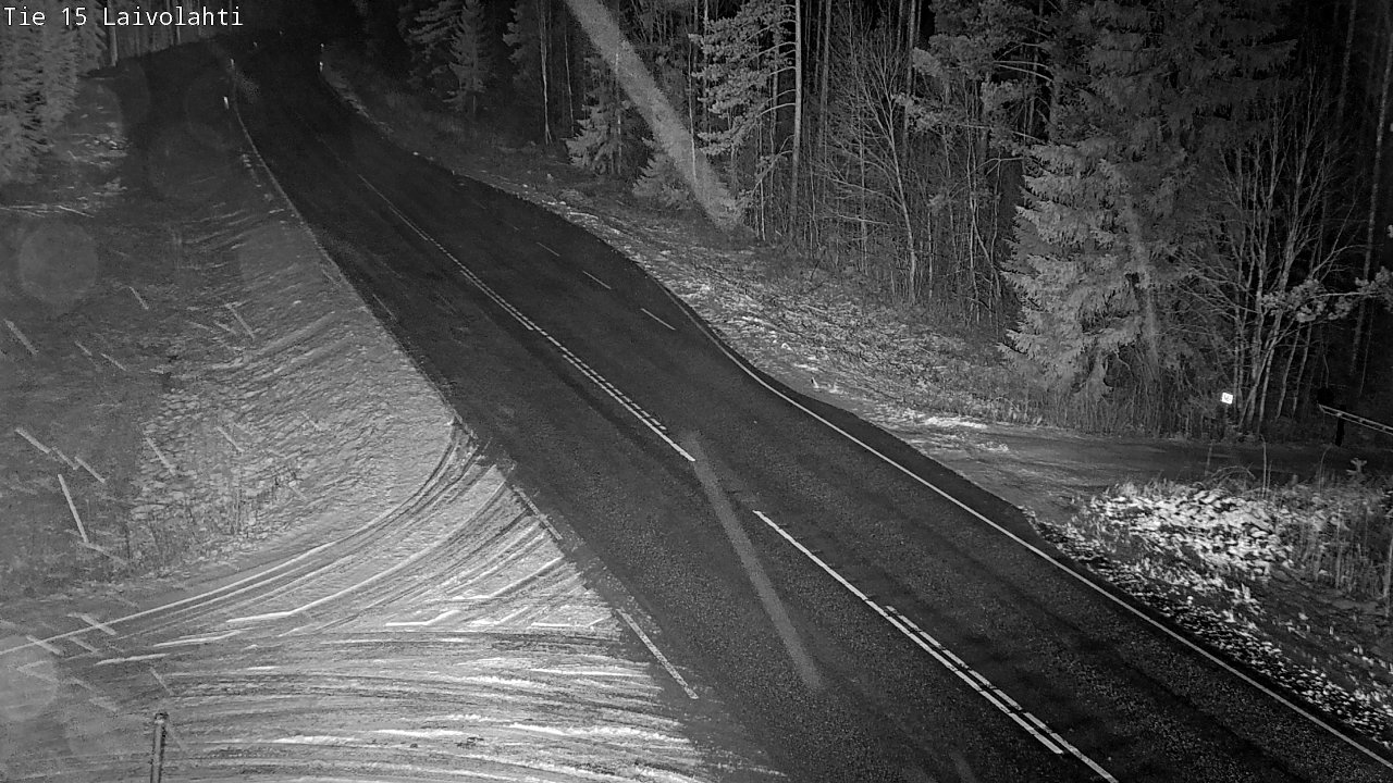 Weather Camera Image Väg 15 Laivolahti, Mäntyharju, Etelä-Savo