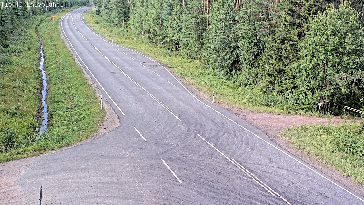 Weather Camera Image Road 15 Laivolahti, Mäntyharju, Etelä-Savo
