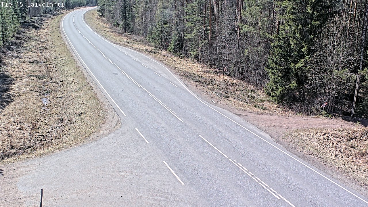Weather Camera Image Väg 15 Laivolahti, Mäntyharju, Etelä-Savo