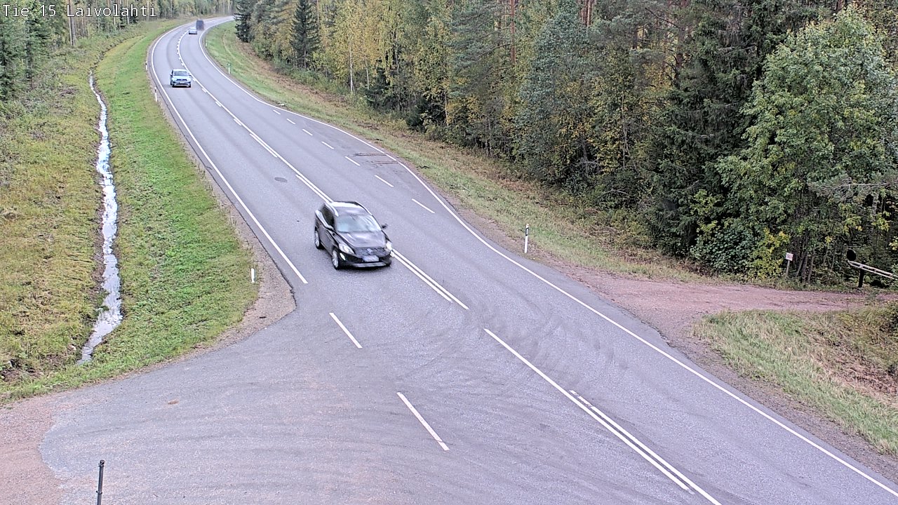Weather Camera Image Väg 15 Laivolahti, Mäntyharju, Etelä-Savo