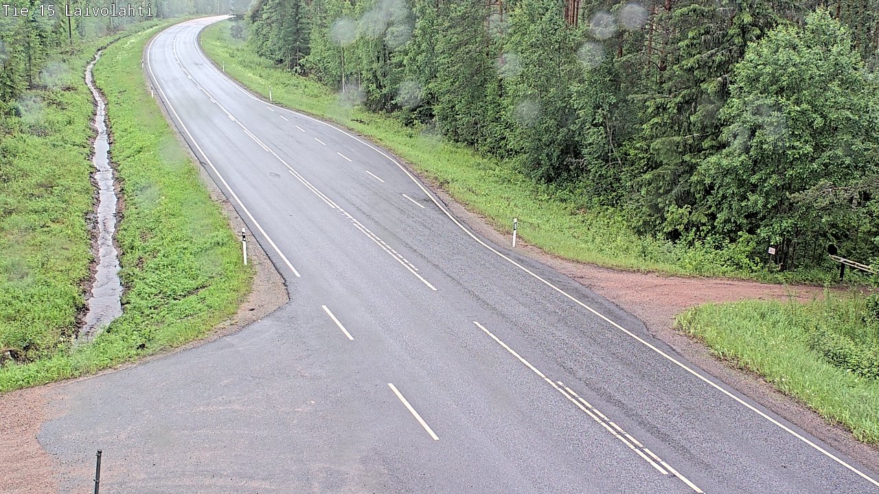 Weather Camera Image Road 15 Laivolahti, Mäntyharju, Etelä-Savo