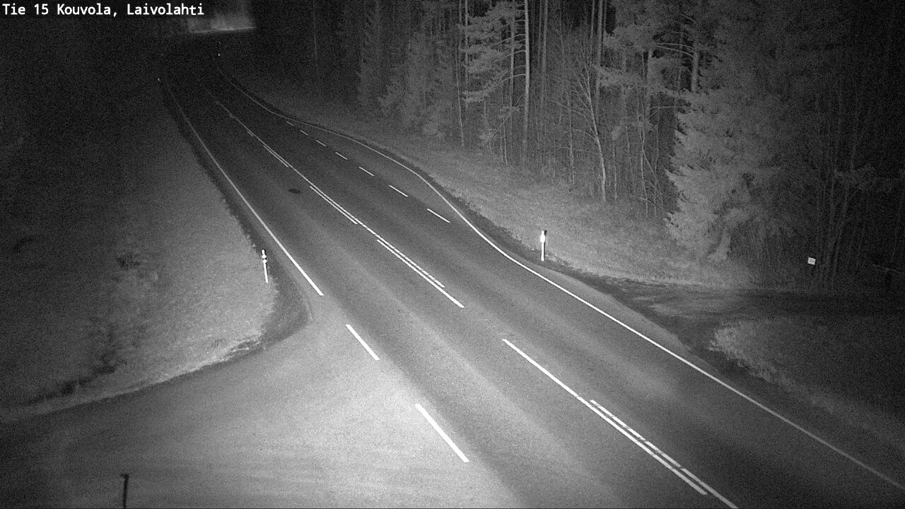 Weather Camera Image Väg 15 Laivolahti, Mäntyharju, Etelä-Savo