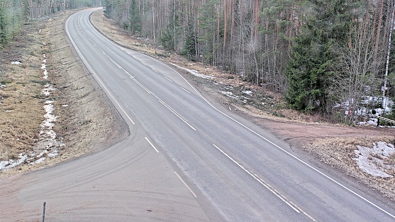 Weather Camera Image Road 15 Laivolahti, Mäntyharju, Etelä-Savo