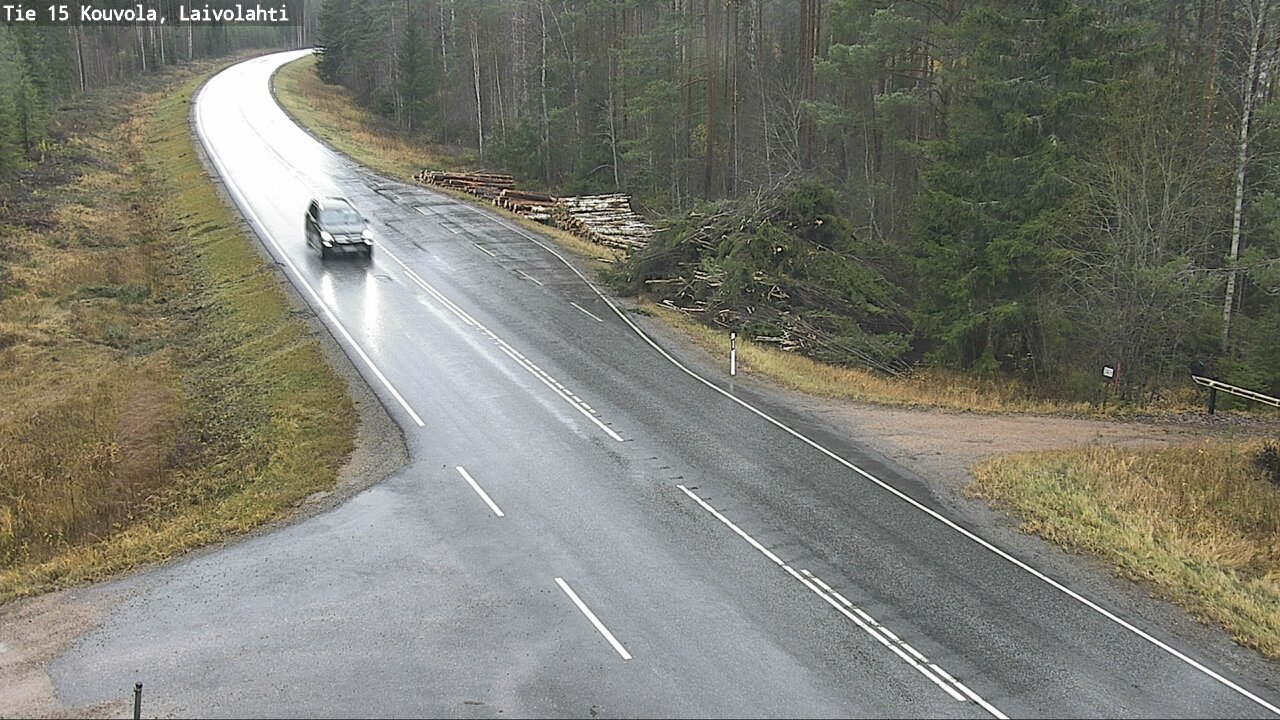 Weather Camera Image Väg 15 Laivolahti, Mäntyharju, Etelä-Savo
