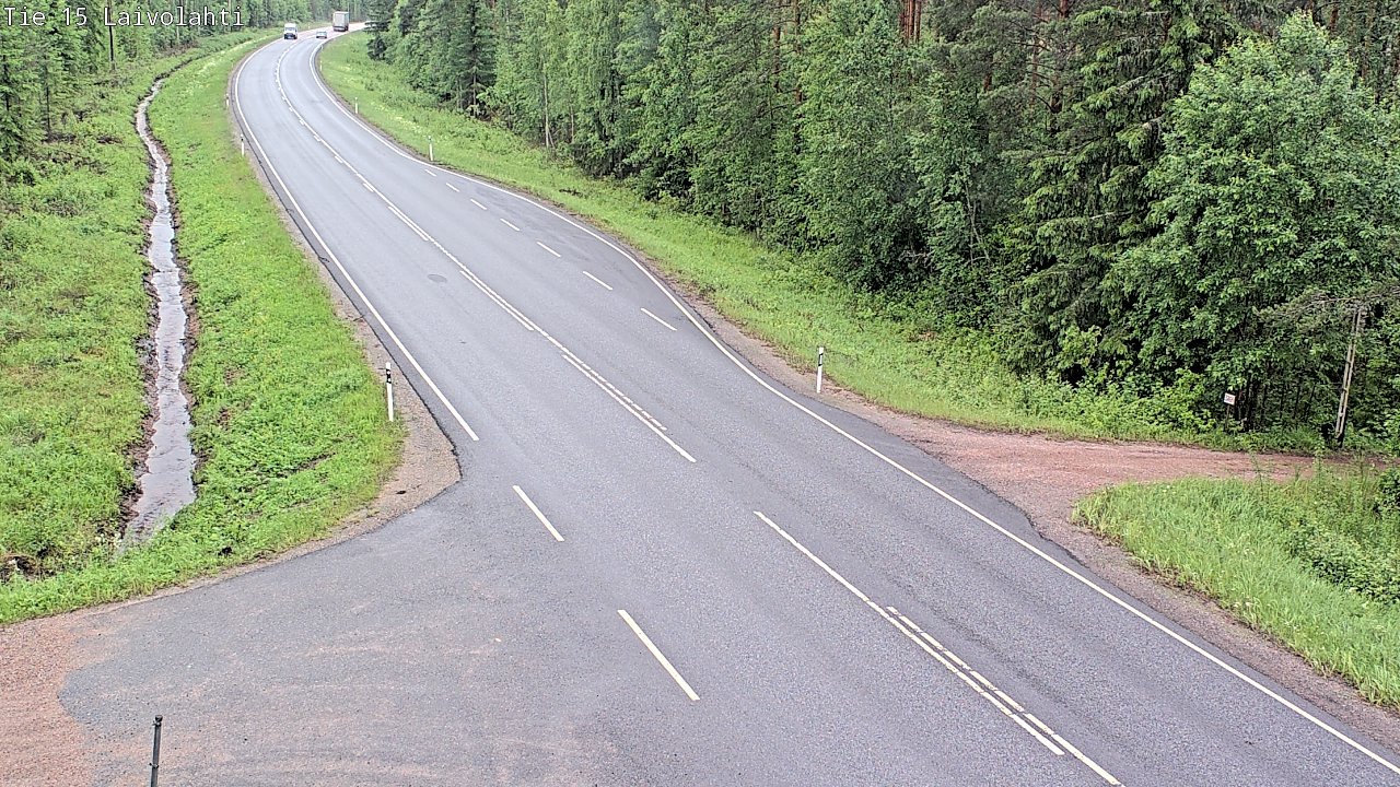 Weather Camera Image Väg 15 Laivolahti, Mäntyharju, Etelä-Savo