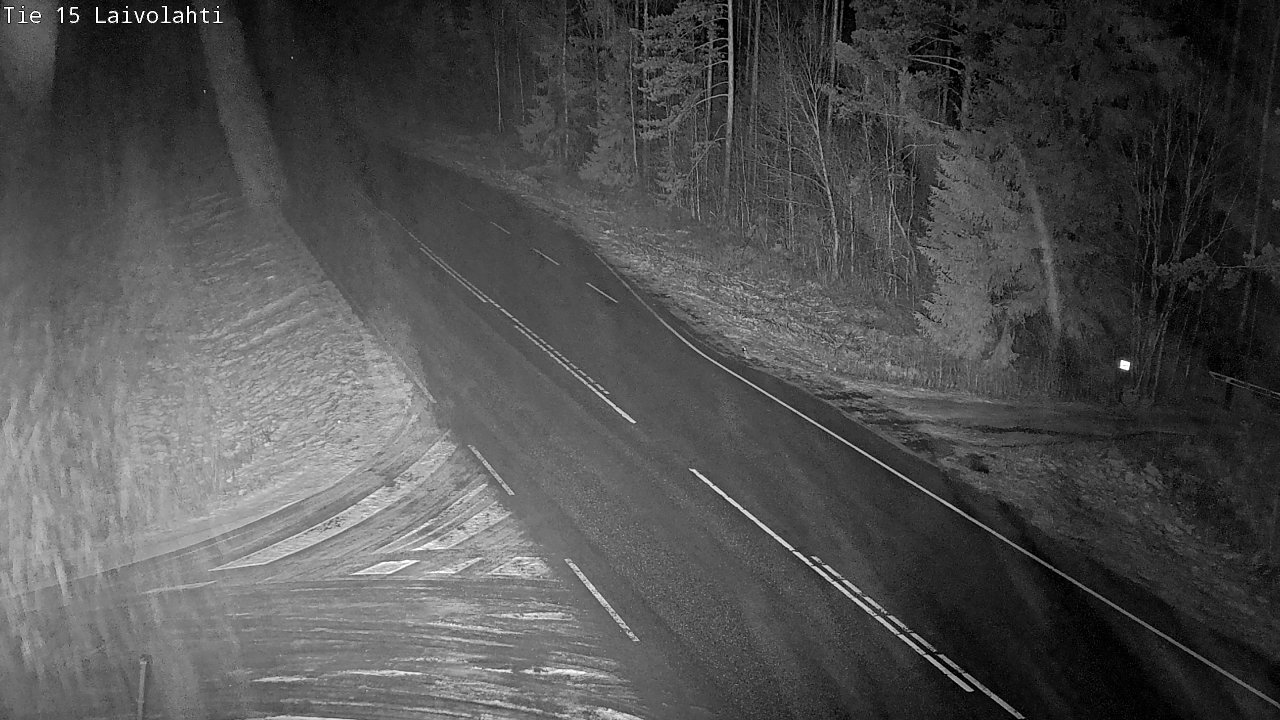 Weather Camera Image Väg 15 Laivolahti, Mäntyharju, Etelä-Savo