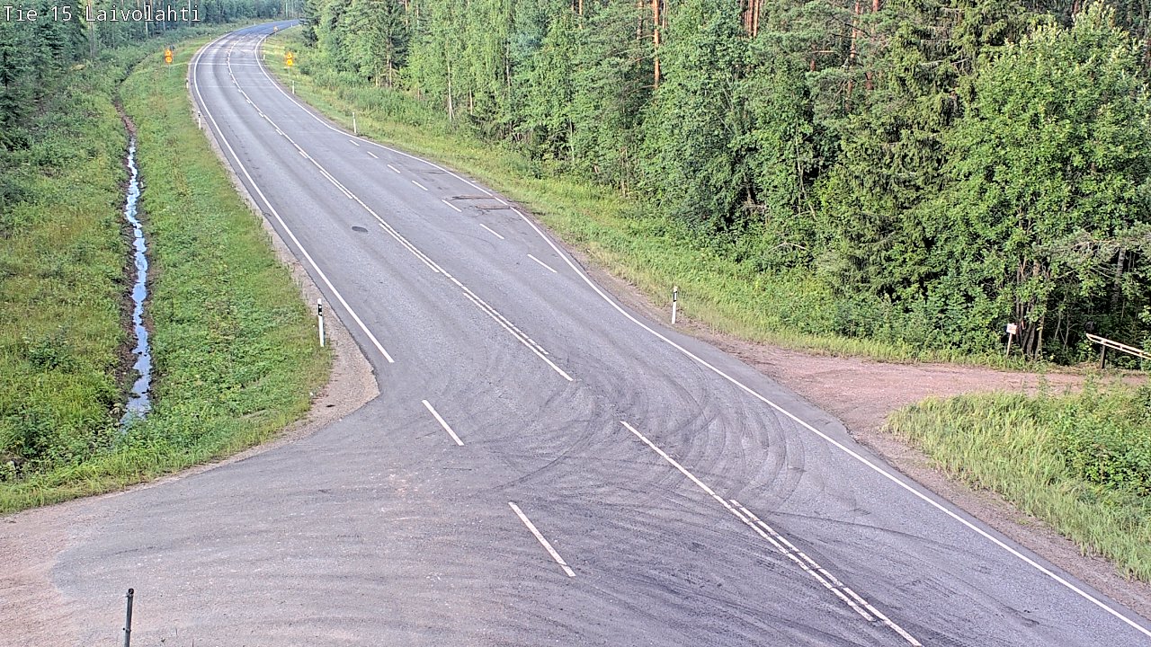 Weather Camera Image Road 15 Laivolahti, Mäntyharju, Etelä-Savo