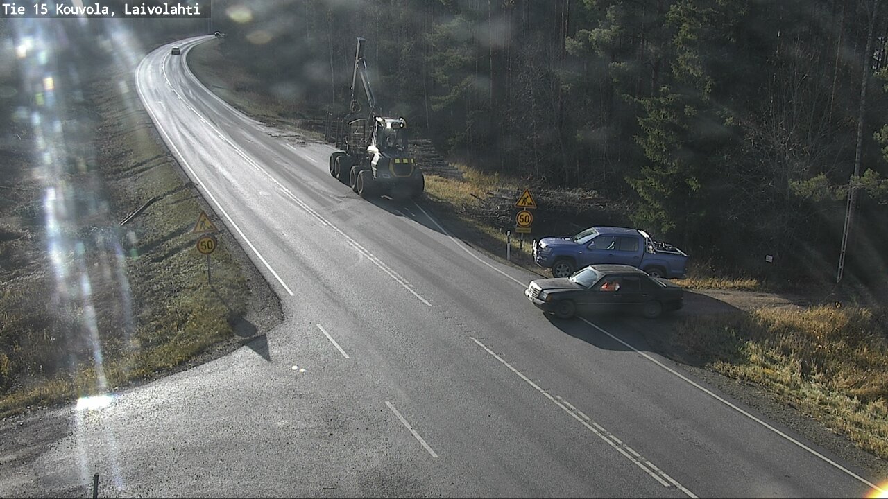 Kelikamerat Kuva Tie 15 Laivolahti, Mäntyharju, Etelä-Savo