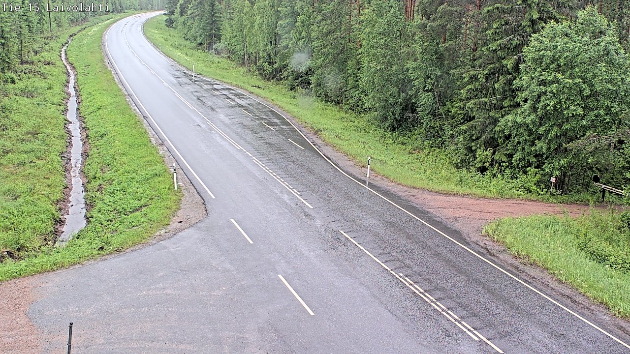 Weather Camera Image Road 15 Laivolahti, Mäntyharju, Etelä-Savo