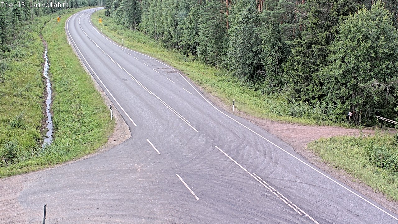 Weather Camera Image Road 15 Laivolahti, Mäntyharju, Etelä-Savo