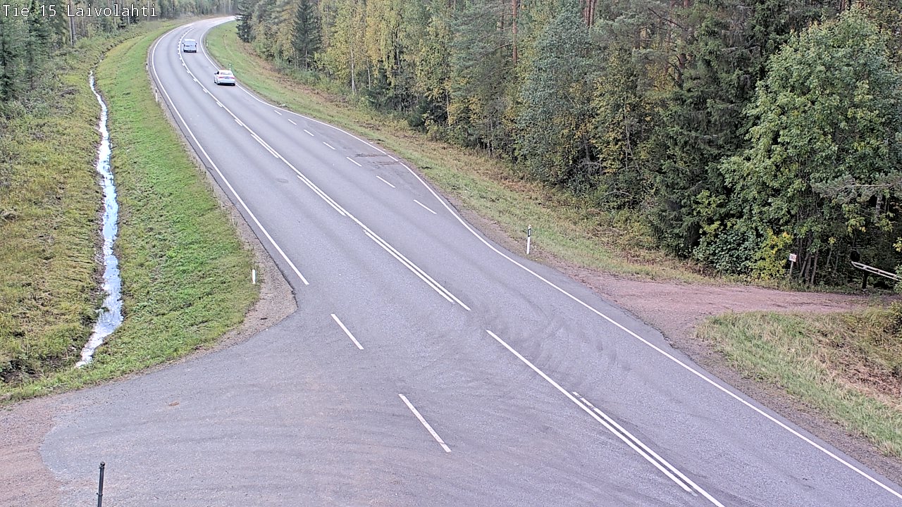 Weather Camera Image Väg 15 Laivolahti, Mäntyharju, Etelä-Savo