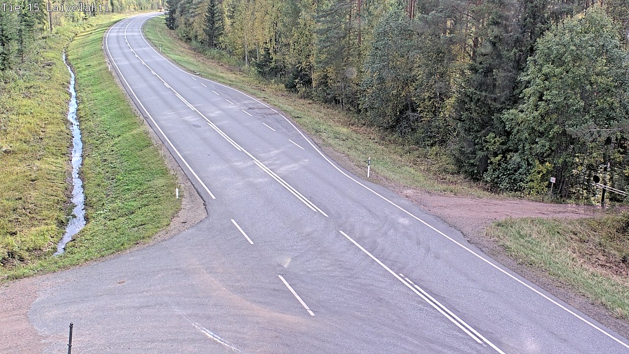 Weather Camera Image Väg 15 Laivolahti, Mäntyharju, Etelä-Savo