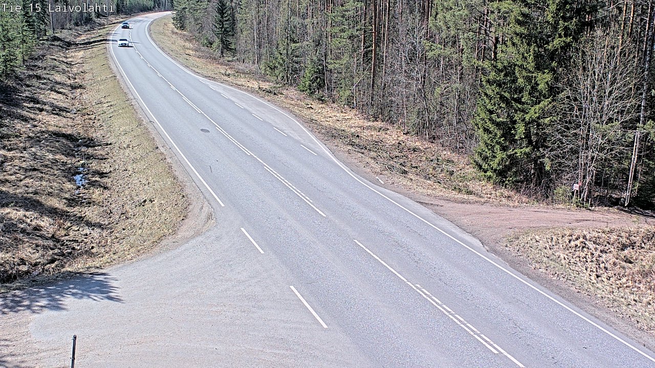 Weather Camera Image Väg 15 Laivolahti, Mäntyharju, Etelä-Savo