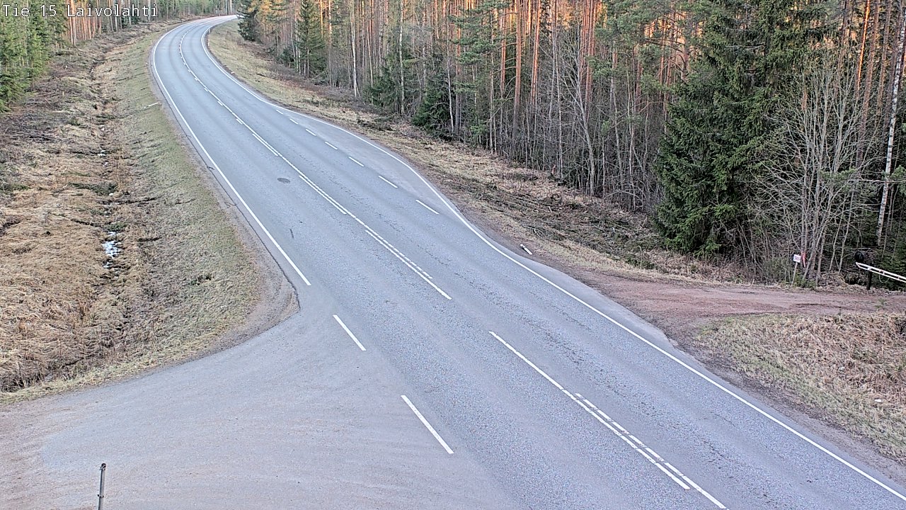 Weather Camera Image Väg 15 Laivolahti, Mäntyharju, Etelä-Savo