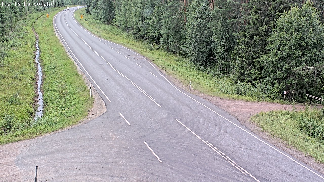 Weather Camera Image Road 15 Laivolahti, Mäntyharju, Etelä-Savo