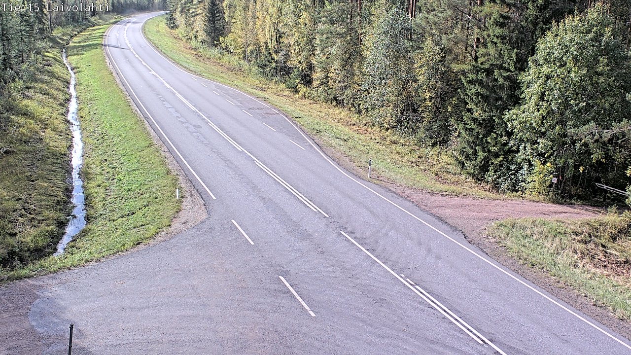 Weather Camera Image Road 15 Laivolahti, Mäntyharju, Etelä-Savo