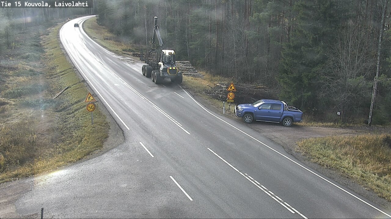 Kelikamerat Kuva Tie 15 Laivolahti, Mäntyharju, Etelä-Savo